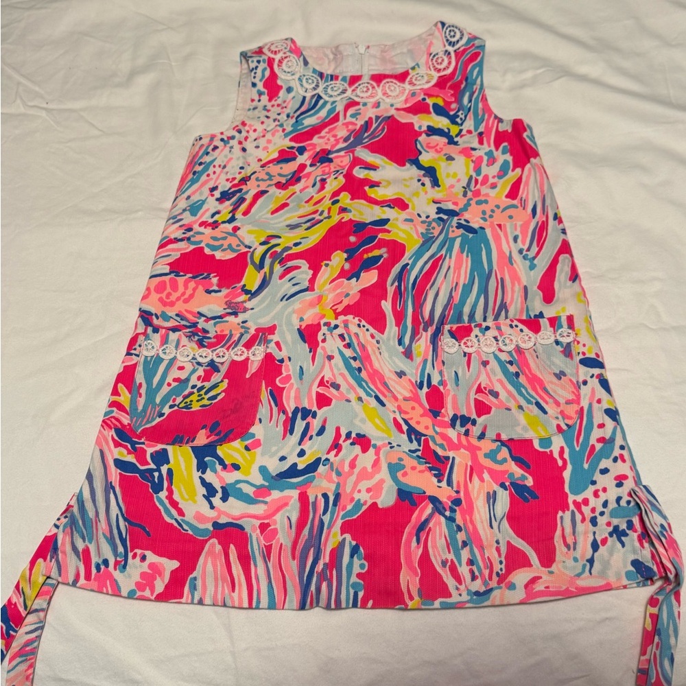 Lilly Pulitzer Pink and Blue Kids Dress